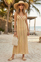 Load image into Gallery viewer, Striped Crochet Vacation Dress