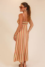 Load image into Gallery viewer, Striped Crochet Vacation Dress