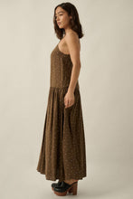 Load image into Gallery viewer, Polka Dot-Print Drop-Waist Cami Maxi Dress