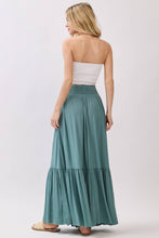 Load image into Gallery viewer, Ruffled Smocked Waist Tiered Maxi Skirt - VS3399B