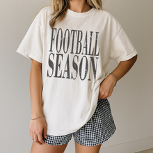Load image into Gallery viewer, Distressed Football Season Tee Shirt