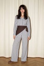 Load image into Gallery viewer, Striped Top Pants and Scarf Set