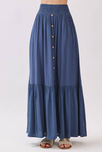 Load image into Gallery viewer, Ruffled Smocked Waist Tiered Maxi Skirt - VS3399B