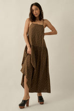 Load image into Gallery viewer, Polka Dot-Print Drop-Waist Cami Maxi Dress
