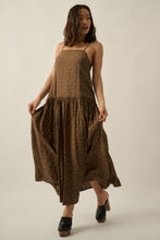 Load image into Gallery viewer, Polka Dot-Print Drop-Waist Cami Maxi Dress