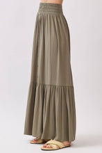 Load image into Gallery viewer, Ruffled Smocked Waist Tiered Maxi Skirt - VS3399B