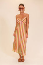 Load image into Gallery viewer, Striped Crochet Vacation Dress