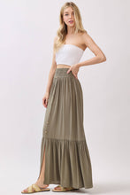 Load image into Gallery viewer, Ruffled Smocked Waist Tiered Maxi Skirt - VS3399B
