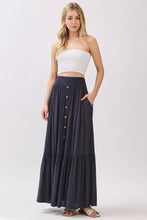 Load image into Gallery viewer, Ruffled Smocked Waist Tiered Maxi Skirt - VS3399B