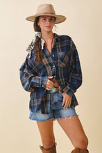 Load image into Gallery viewer, 8376EN Kambrie Plaid Flannel Shirt