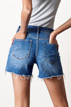 Load image into Gallery viewer, High Rise Stretch Denim Shorts
