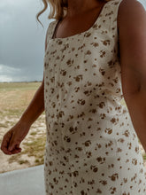Load image into Gallery viewer, Floral Denim Mini Dress
