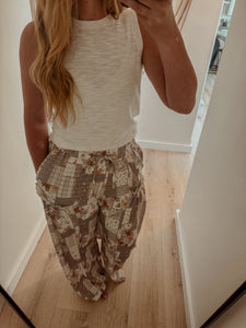 Boho Patchwork Flares