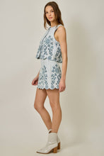 Load image into Gallery viewer, 71099 Embroidered Eyelet Washed Skort
