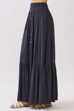 Load image into Gallery viewer, Ruffled Smocked Waist Tiered Maxi Skirt - VS3399B
