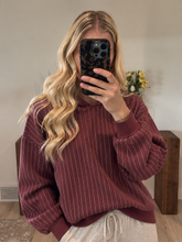 Load image into Gallery viewer, Harper Dark Cherry Hoodie
