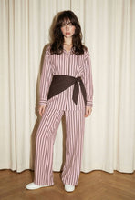 Load image into Gallery viewer, Striped Top Pants and Scarf Set

