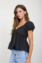 Load image into Gallery viewer, Bailey Black Lace Blouse
