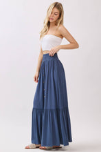 Load image into Gallery viewer, Ruffled Smocked Waist Tiered Maxi Skirt - VS3399B
