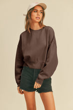 Load image into Gallery viewer, Classic Cropped Long Sleeve Sweatshirt
