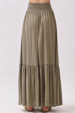 Load image into Gallery viewer, Ruffled Smocked Waist Tiered Maxi Skirt - VS3399B
