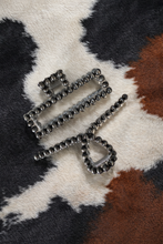 Load image into Gallery viewer, Faux Navajo Pearl Claw Clip - Rectangle
