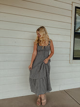 Load image into Gallery viewer, Ava Navy Plaid Maxi
