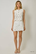 Load image into Gallery viewer, 71099 Embroidered Eyelet Washed Skort
