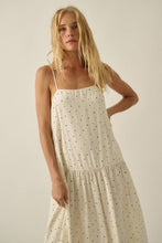 Load image into Gallery viewer, Polka Dot-Print Drop-Waist Cami Maxi Dress
