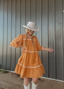Dusty Orange Dress