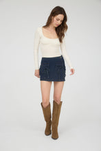 Load image into Gallery viewer, Denim Mini Skort
