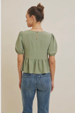 Load image into Gallery viewer, Good Company Peplum Top
