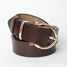 Load image into Gallery viewer, Horseshoe Belt- Brown
