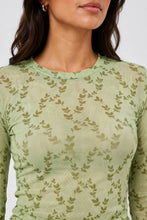 Load image into Gallery viewer, CT12366-1 - DAINTY PRINT FITTED MESH TOP
