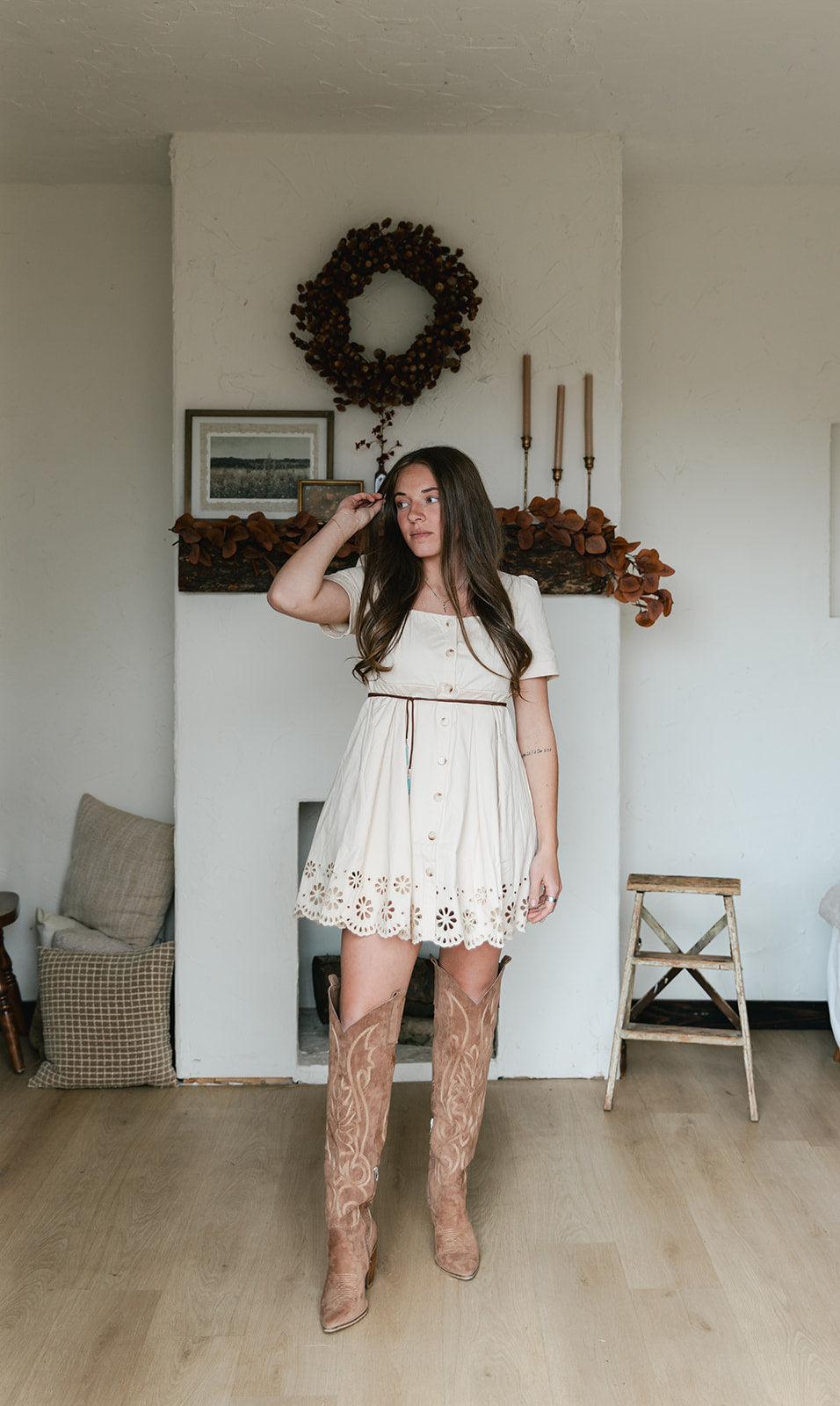 Sylvie Eyelet Dress