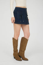 Load image into Gallery viewer, Denim Mini Skort
