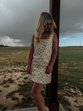 Load image into Gallery viewer, Floral Denim Mini Dress
