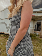 Load image into Gallery viewer, Ava Navy Plaid Maxi
