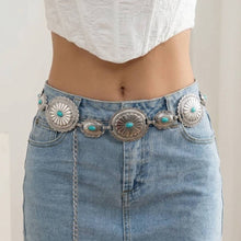 Load image into Gallery viewer, Flower Concho Belt
