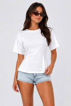 Load image into Gallery viewer, CT12455K - CINCHED WAIST SHORT SLEEVE TOP
