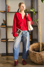 Load image into Gallery viewer, Essential Button Down Cardigan Top
