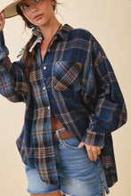 Load image into Gallery viewer, 8376EN Kambrie Plaid Flannel Shirt
