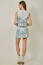 Load image into Gallery viewer, 71099 Embroidered Eyelet Washed Skort
