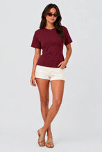 Load image into Gallery viewer, CT12455K - CINCHED WAIST SHORT SLEEVE TOP
