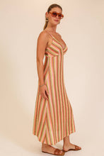 Load image into Gallery viewer, Striped Crochet Vacation Dress
