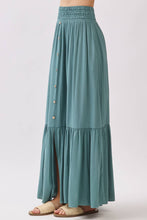 Load image into Gallery viewer, Ruffled Smocked Waist Tiered Maxi Skirt - VS3399B
