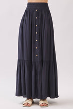 Load image into Gallery viewer, Ruffled Smocked Waist Tiered Maxi Skirt - VS3399B
