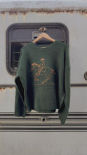 Load and play video in Gallery viewer, Cross Stitch Western Sweater
