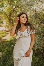 Load image into Gallery viewer, Prairie Maxi Linen Dress
