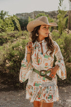 Load image into Gallery viewer, Cactus Vintage Pleated Dress
